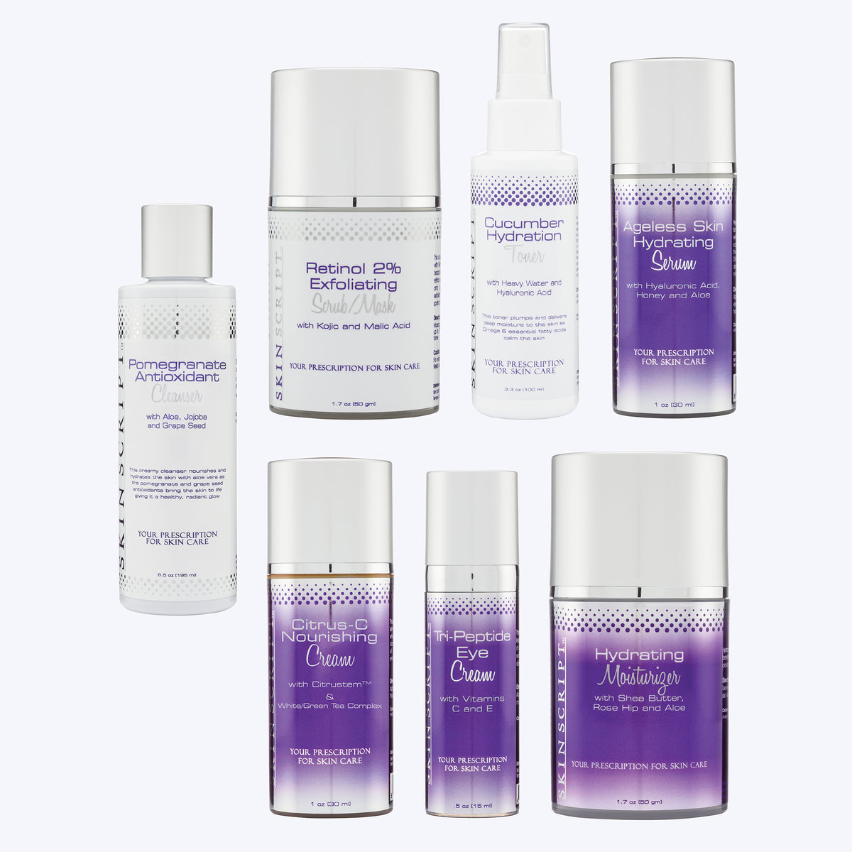 Skin Script Home Care Essentials Kit For Dry Skin – Shop Derma Health ...